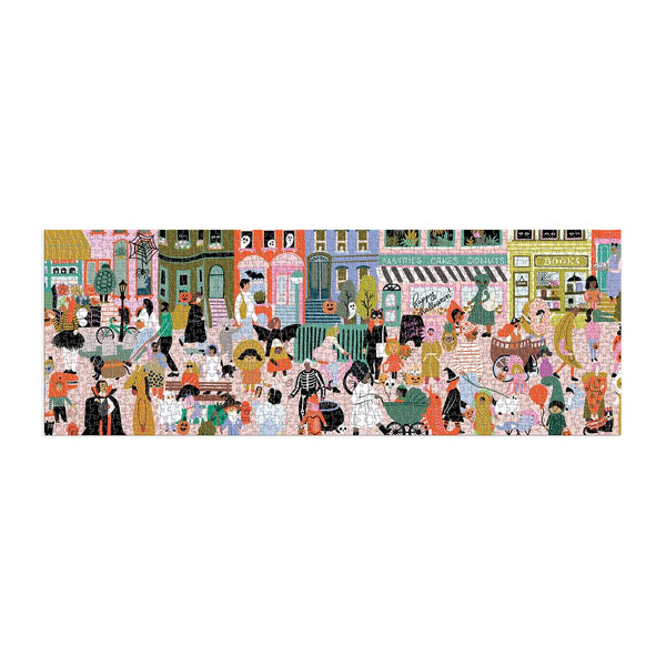 Fall Parade 1000 Piece Panoramic Jigsaw