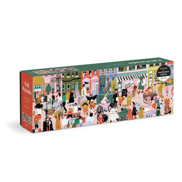 Fall Parade 1000 Piece Panoramic Jigsaw by Galison