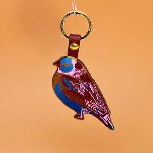 Finch bird key ring by arc 