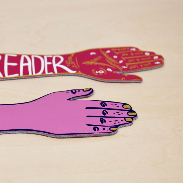 Palm Reader Bookmark by Ark Colour Design