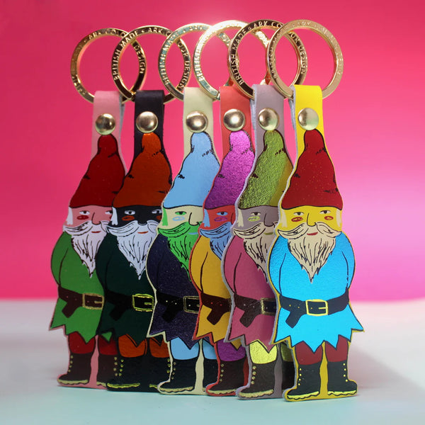 Welcome Gnome Key Fob