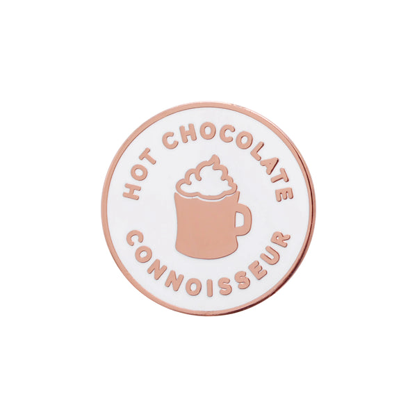 Hot Chocolate Connoisseur Enamel Pin