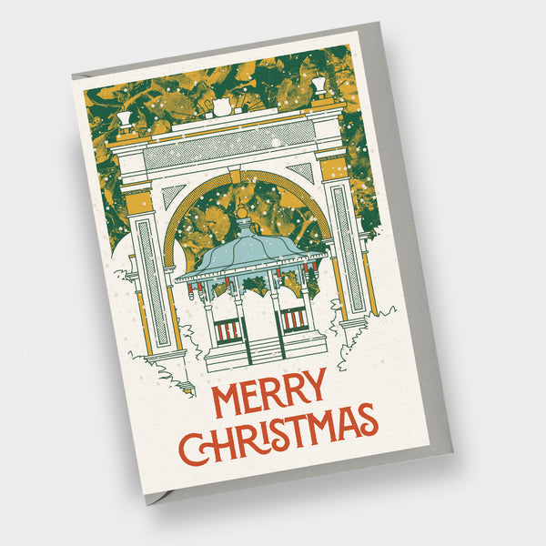 Hull Christmas Card featuring Pearson Park illustrated by Joseph Cox