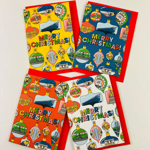 Hull Christmas card selection featuring famous Hull Landmarks