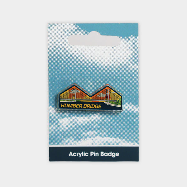 Humber Bridge Acrylic Pin