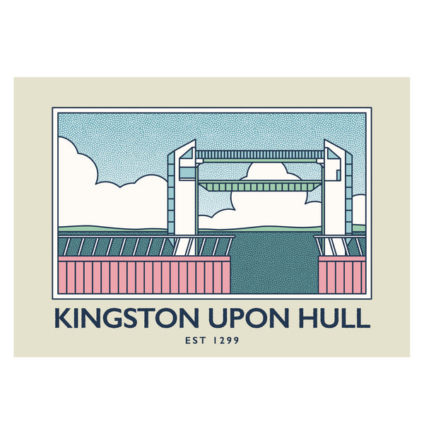 Tidal Barrier Fridge Magnet