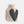 Oat Charcoal Heart Borg Hot Water Bottle