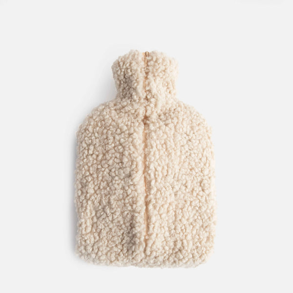 Oat Charcoal Heart Borg Hot Water Bottle