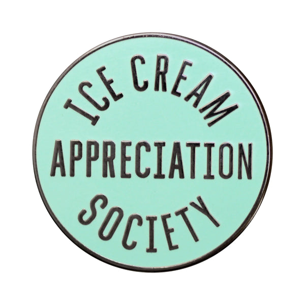 Ice Cream Appreciation Society (Mint) Enamel Pin