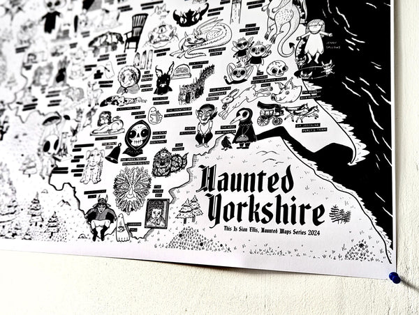 Haunted Yorkshire Map