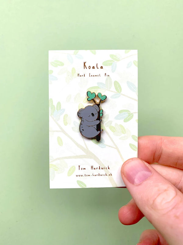 Koala Enamel Pin Badge by Tom Hardwick