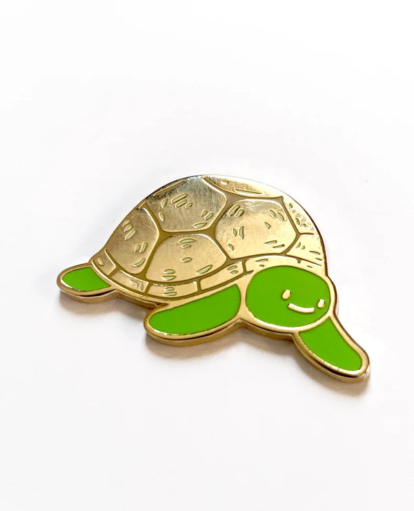 Tortoise Enamel Pin Badge by Tom Hardwick