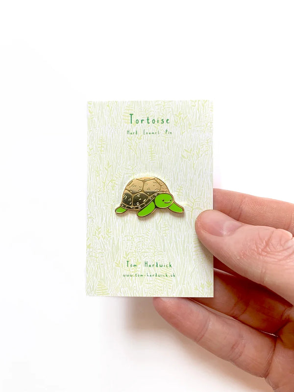 Tortoise Enamel Pin Badge by Tom Hardwick