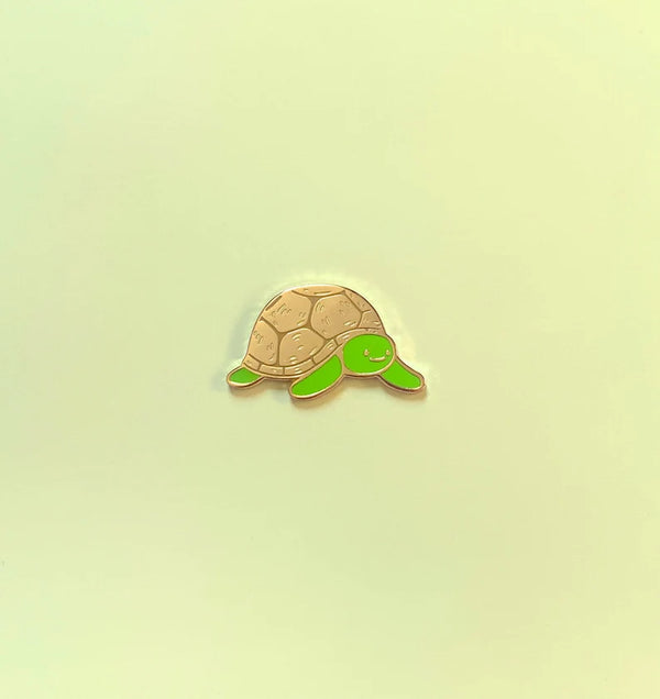 Tortoise Enamel Pin Badge by Tom Hardwick