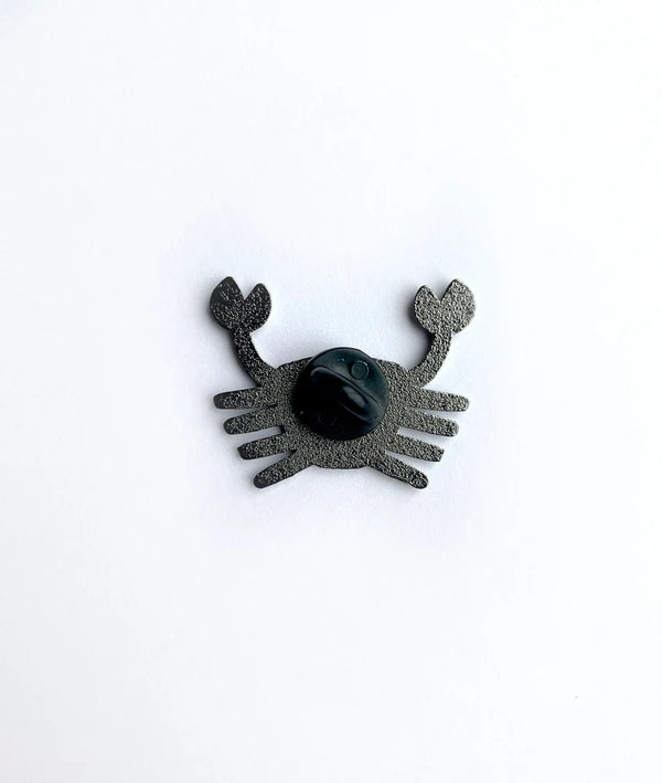 Crab Enamel Pin Badge by Tom Hardwick