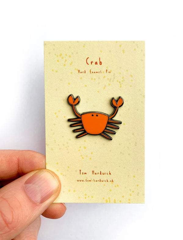 Crab Enamel Pin Badge