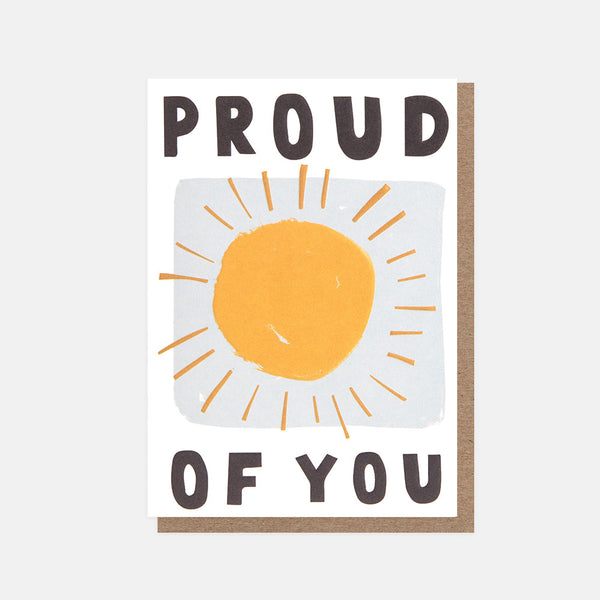 Proud of You Sun Mini Card by Caroline Gardner