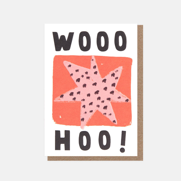 Woo Hoo Star Mini Card by Caroline Gardner