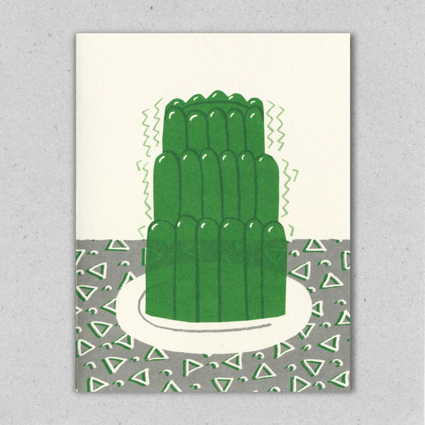 Green Jelly Mini Card
