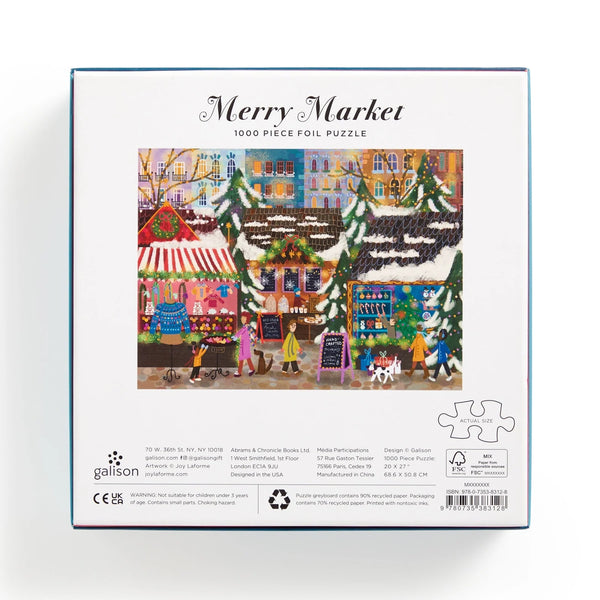 Merry Market 1000 Piece Foil Puzzle