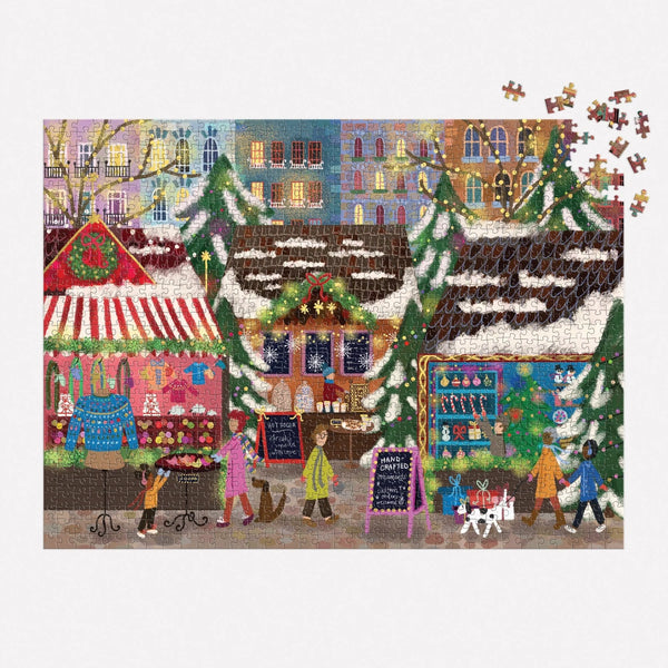 Merry Market 1000 Piece Foil Puzzle