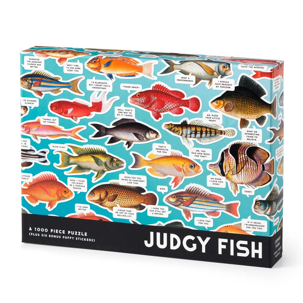 Judgy Fish 1000 Piece Jigsaw Puzzle