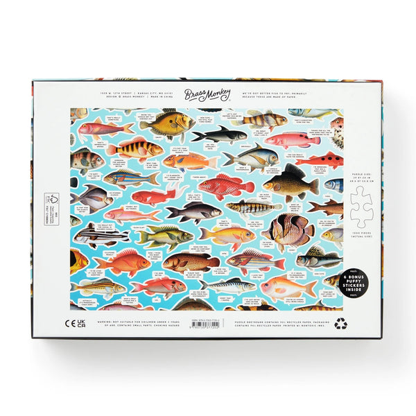 Judgy Fish 1000 Piece Jigsaw Puzzle