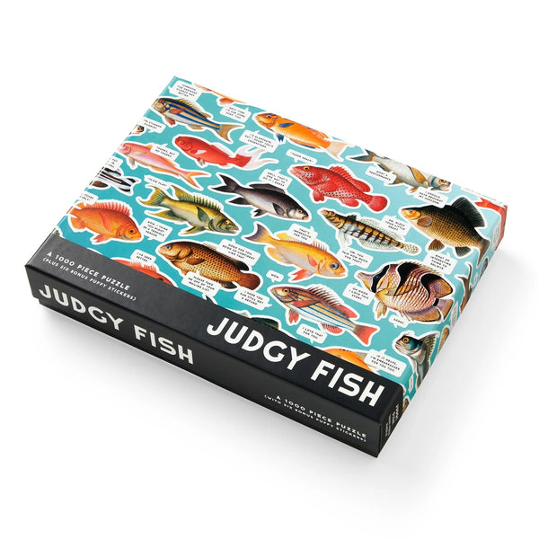 Judgy Fish 1000 Piece Jigsaw Puzzle