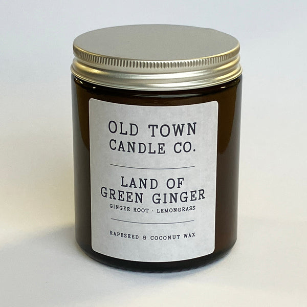 Land of Green Ginger Rapeseed and Coconut Wax Candle