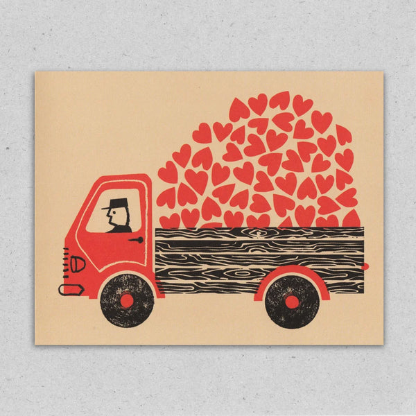 Love Truck Mini Card