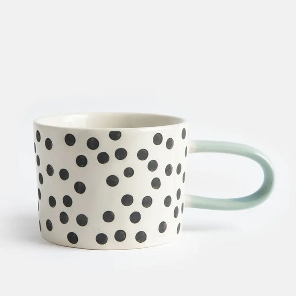 Mono Ditsy Spot Ceramic Mug