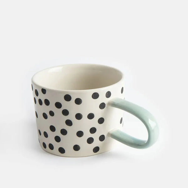 Mono Ditsy Spot Ceramic Mug