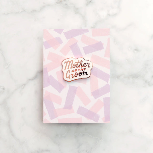 Mother of the Groom Enamel Pin by Alphabet Bags