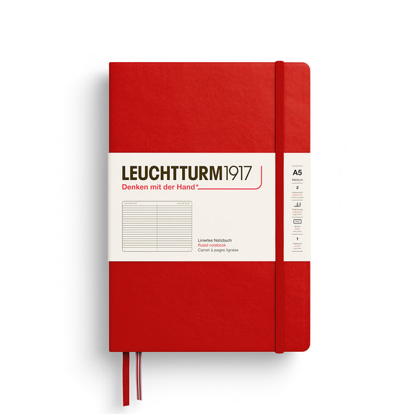 Leuchtturm1917 Medium (A5) Hardcover Notebook - Cherry