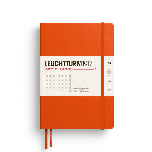 Leuchtturm1917 Medium (A5) Hardcover Notebook - Pumpkin
