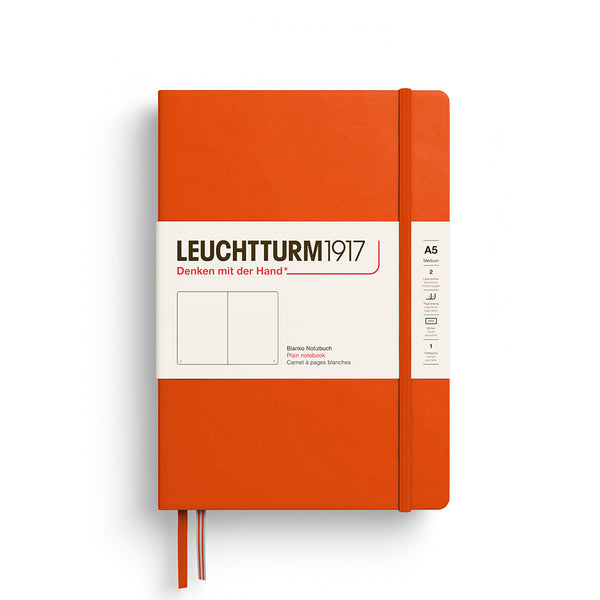 Leuchtturm1917 Medium (A5) Hardcover Notebook - Pumpkin