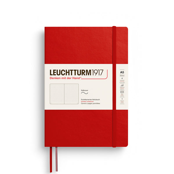 Leuchtturm1917 Medium (A5) Softcover Notebook - Cherry