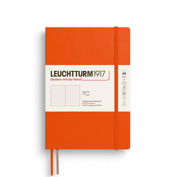 Leuchtturm1917 Medium (A5) Softcover Notebook - Pumpkin