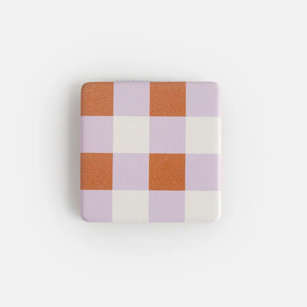 Multi Check Square Pocket Mirror