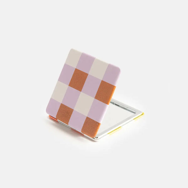Multi Check Square Pocket Mirror