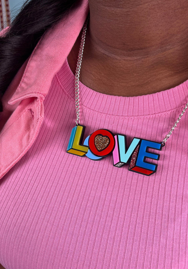 Pop LOVE Necklace by Tatty Devine