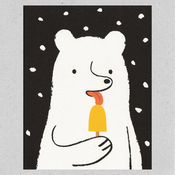 Popsicle Bear Mini Card