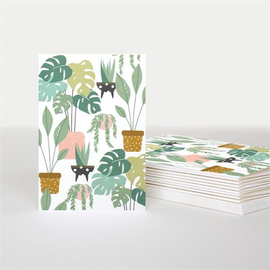 House Plants Notecards Pack of 10