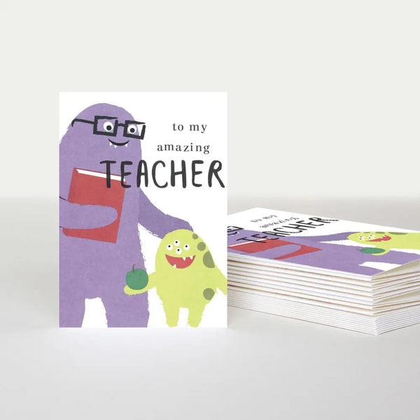 Amazing Teacher Monsters Notecards Pack of 10