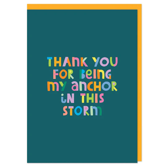 Thank You for Being My Anchor