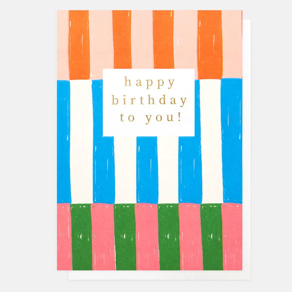 Multi Stripe Birthday