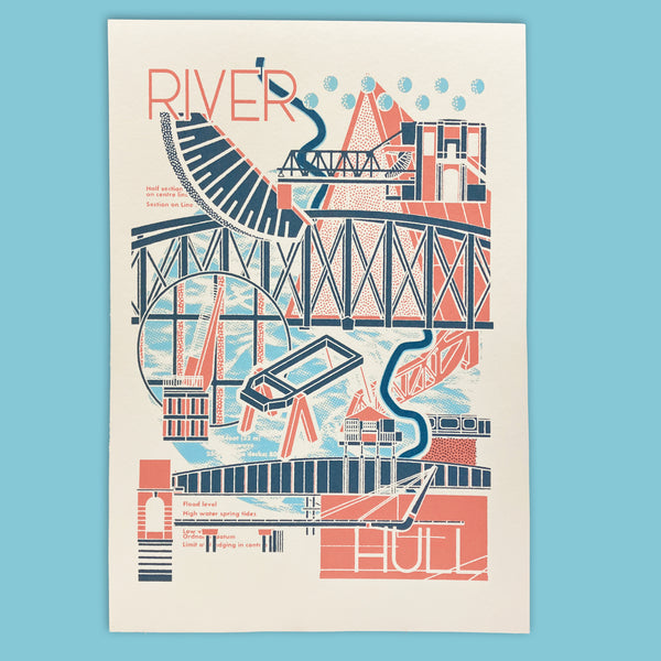 River Hull Screen Print