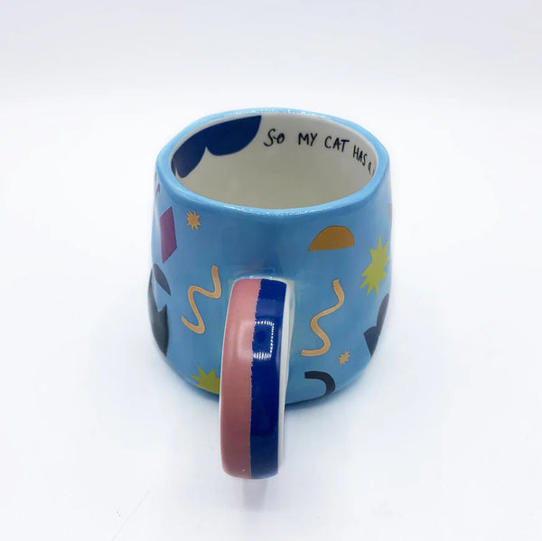 I Work Hard (Cat) Mug