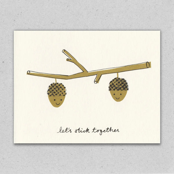 Let's Stick Together Mini Card