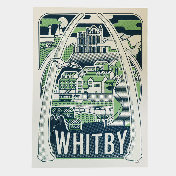 Whitby Screen Print (Glow in the Dark)